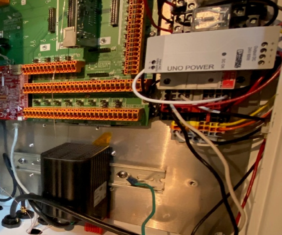 A picture containing text, electronics, circuit Description automatically generated